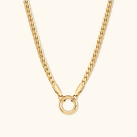 Kate Charm Flat Snake Necklace