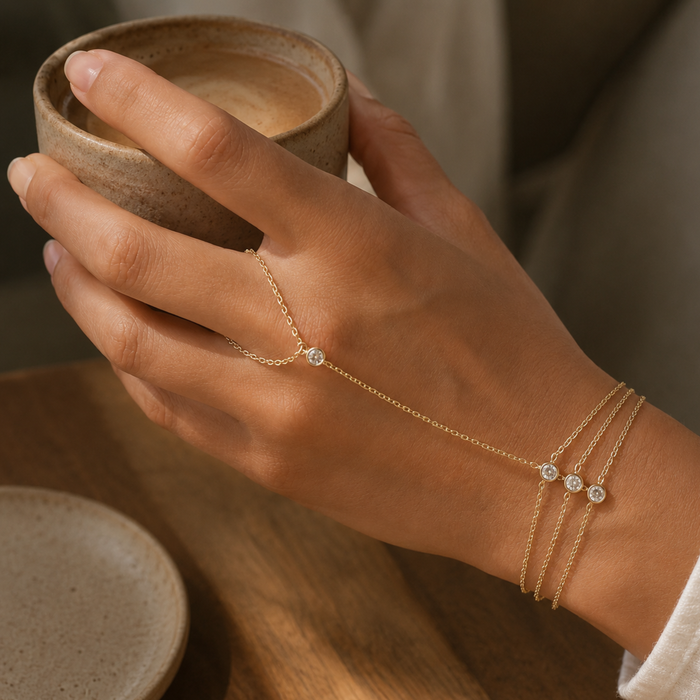 Marina Multi-Layered Hand Chain