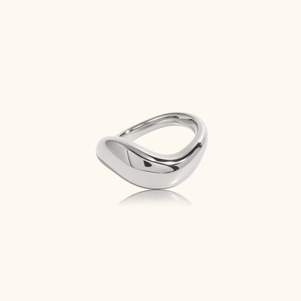 Kaia Sculpted Ring | Silver