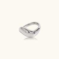 Kaia Sculpted Ring | Silver
