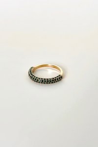 Lyla Ring | PVD 18K Gold Plated | Green