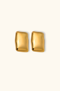 Valeria Rectangle Earrings | 18K Gold Plated