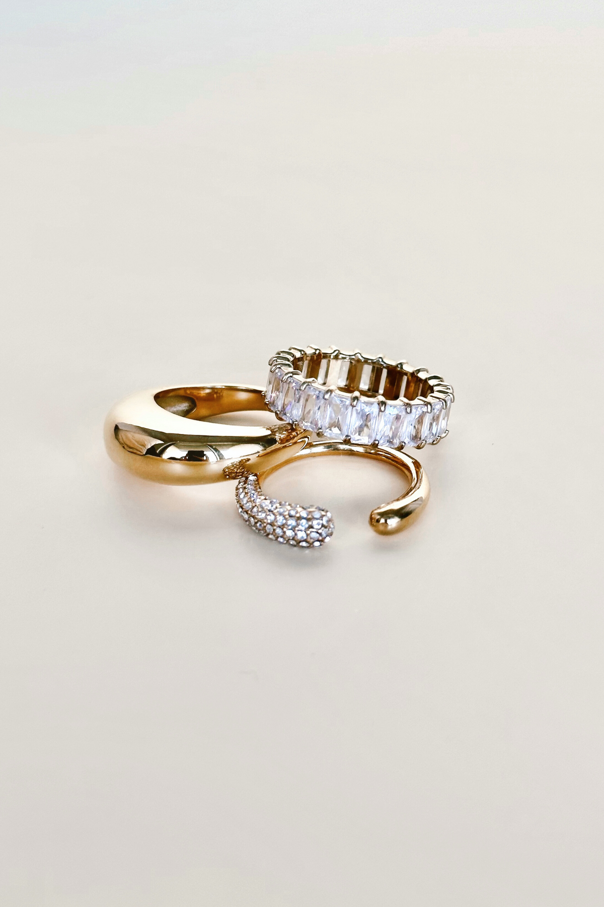 Lynn Lux Ring | Adjustable | 18K Gold Plated