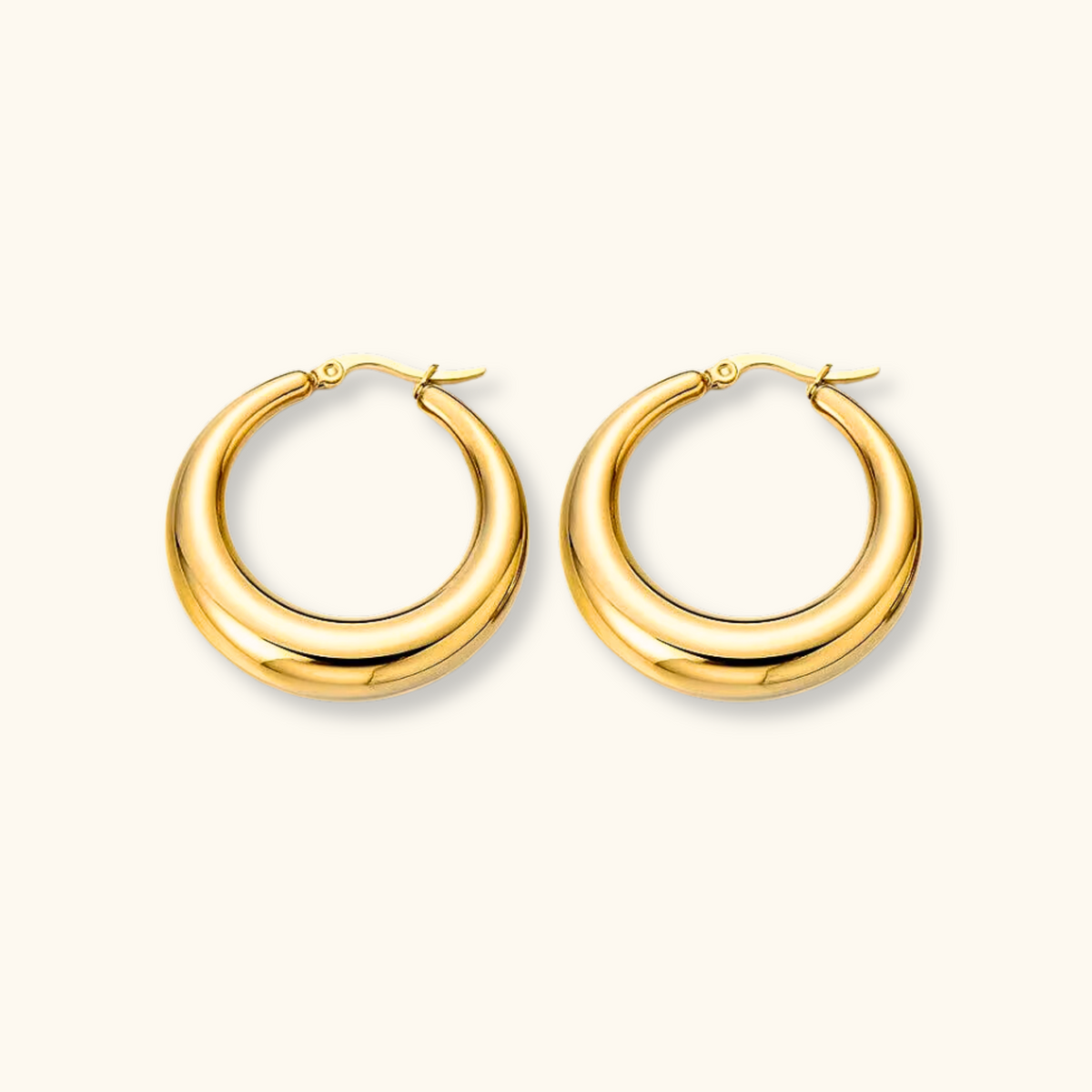 Luna Crescent Hoops