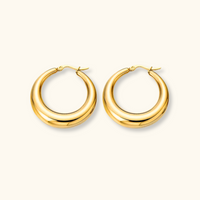 Luna Crescent Hoops