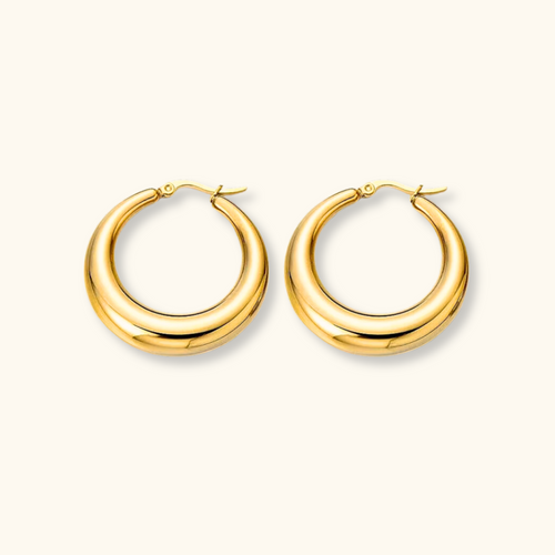 Luna Crescent Hoops