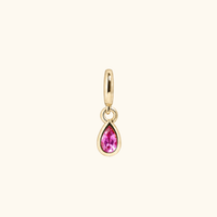 Birthstone Teardrop Charms