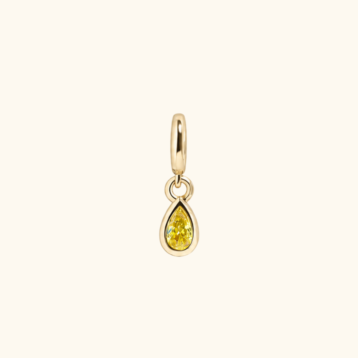 Birthstone Teardrop Charms