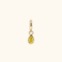Birthstone Teardrop Charms