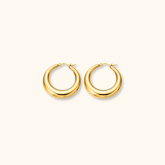 Mini Luna Crescent Hoops