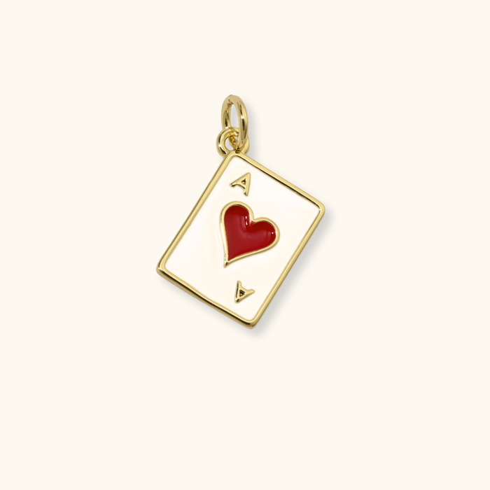 Ace of Hearts Charm
