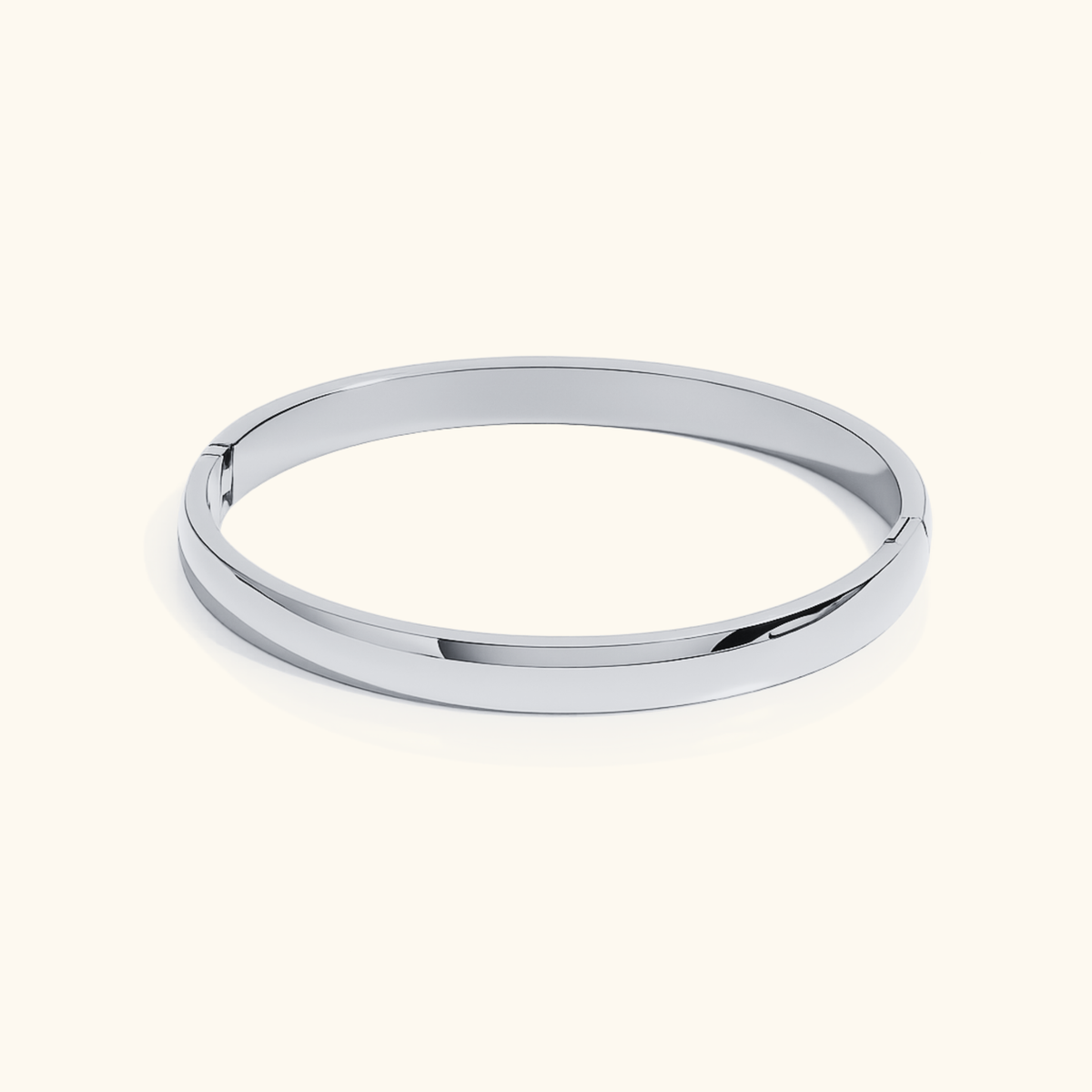 Esme Classic Silver Bangle
