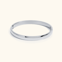 Esme Classic Silver Bangle