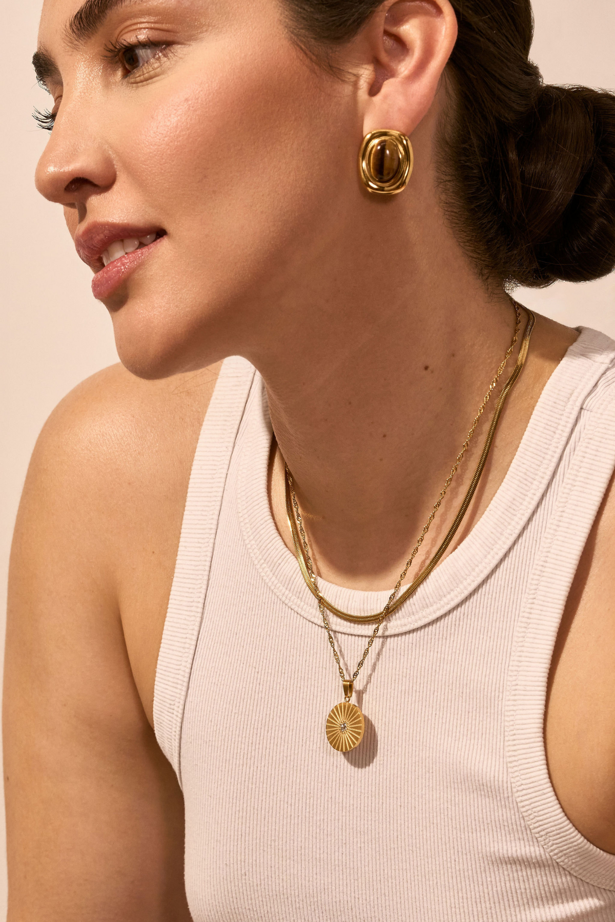 Solana Sunbeam Necklace | 18K Gold Plated