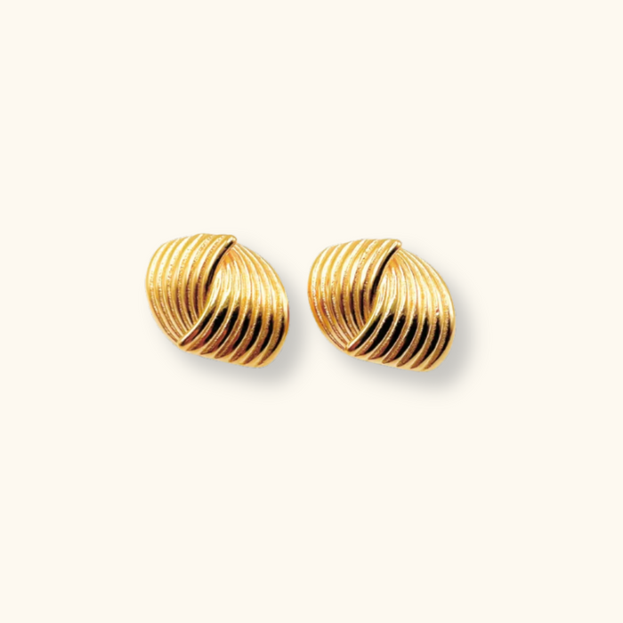 Cecilia Textured Earrings | Medium