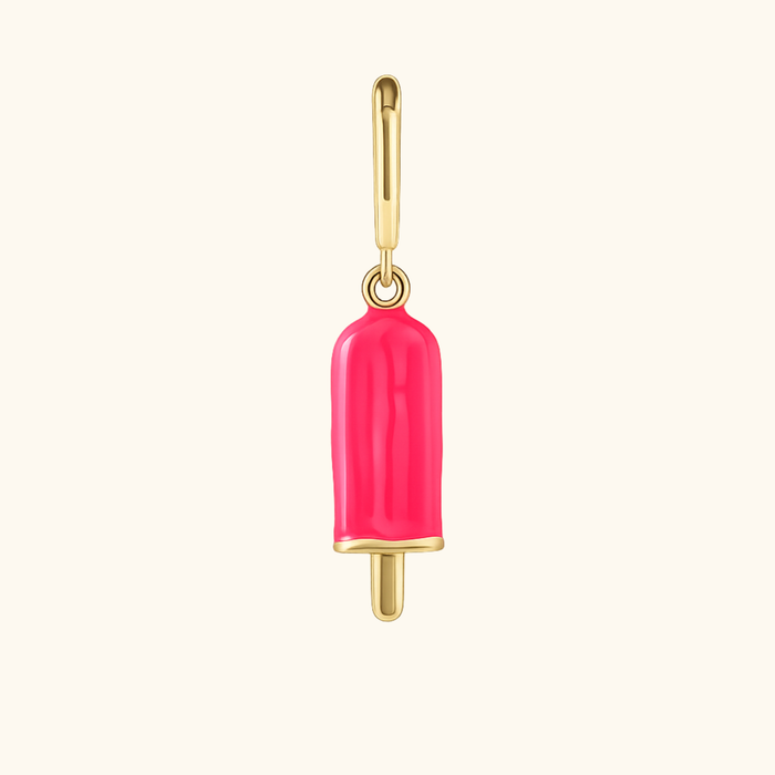 Hot Pink Popsicle Charm