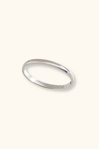 Esme Classic Silver Bangle