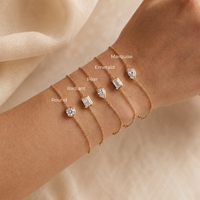 Alessia Dainty Bezel Bracelet