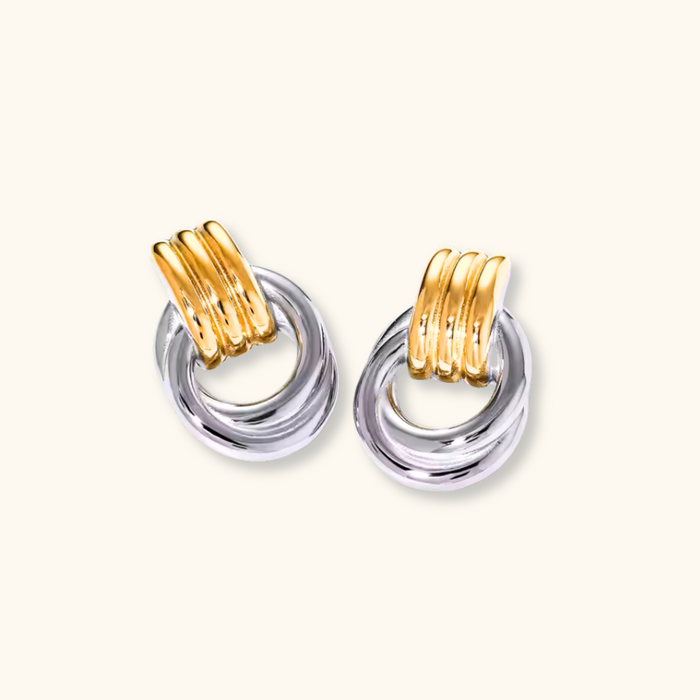 Scarlett Mixed-Metal Earrings
