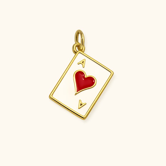 Ace of Hearts Charm