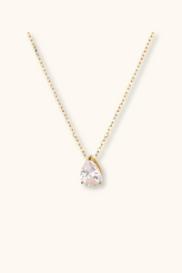 Zoe Waterdrop Necklace | PVD 18K Gold Plated