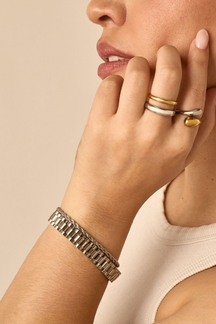 Zara Silver Watch Band