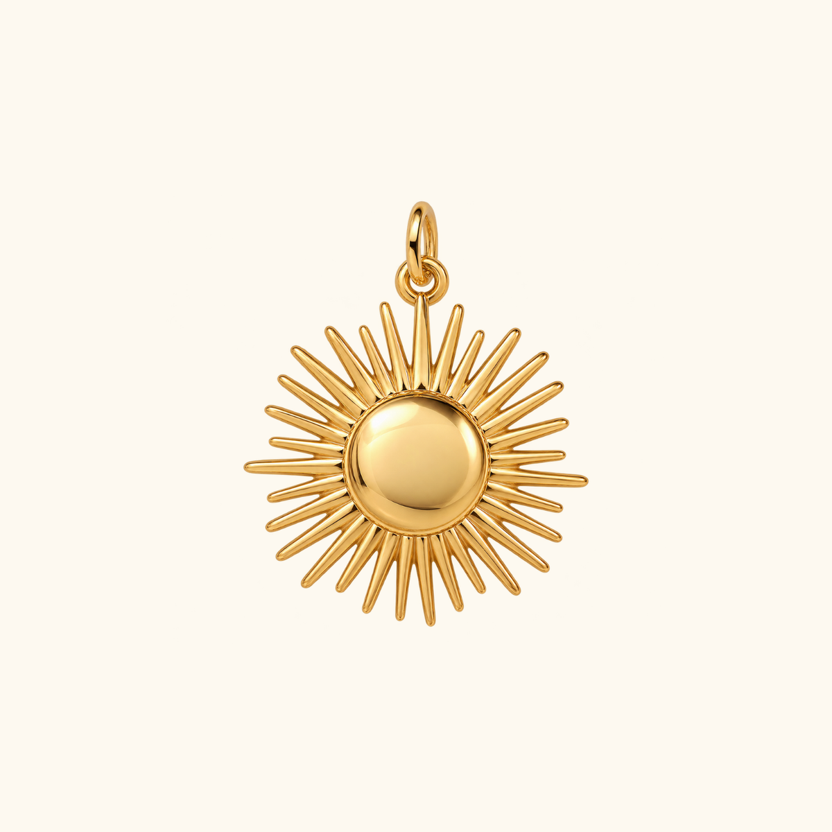 Golden Hour Sun Charm