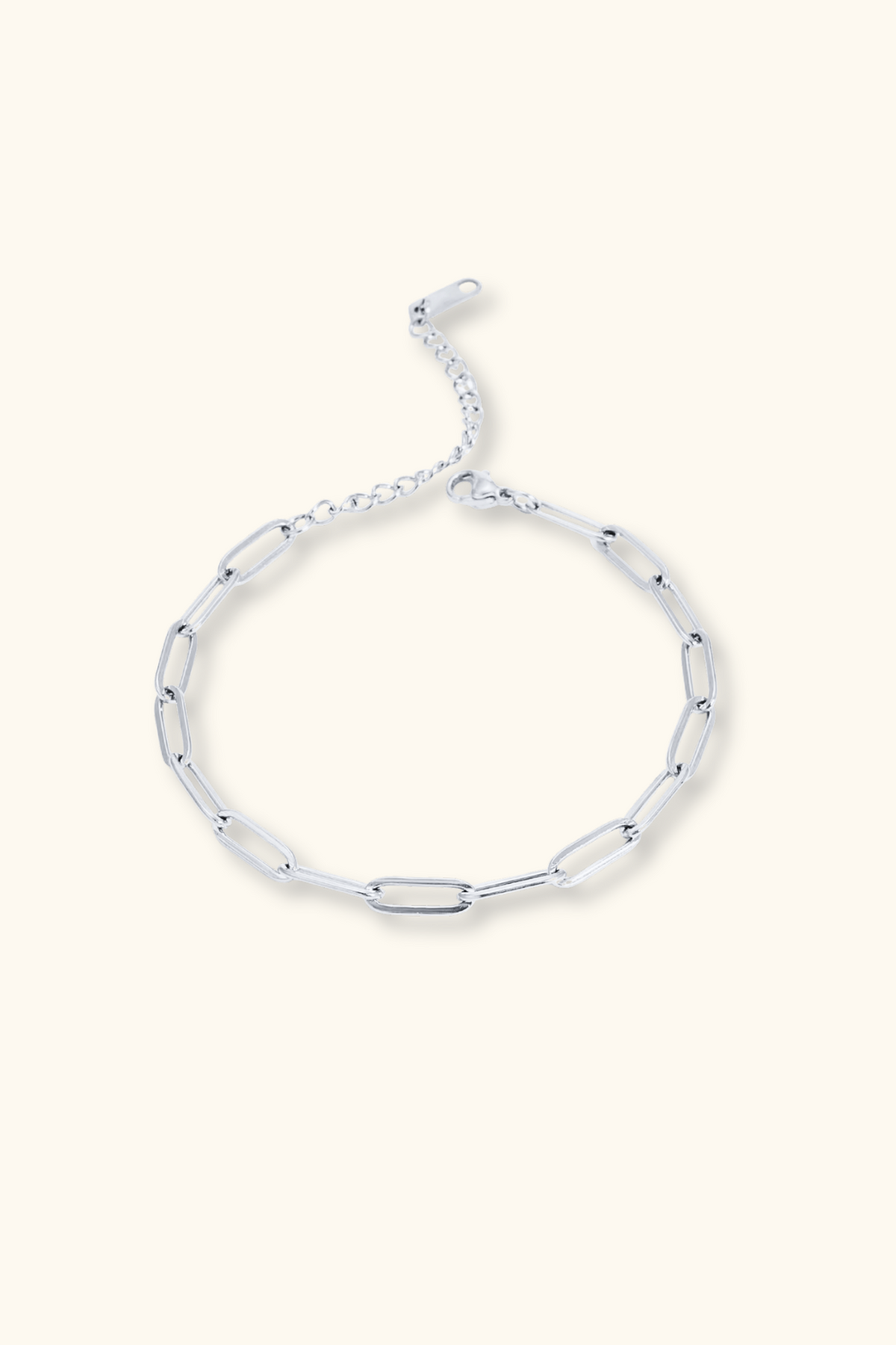Paperclip Bracelet - Silver