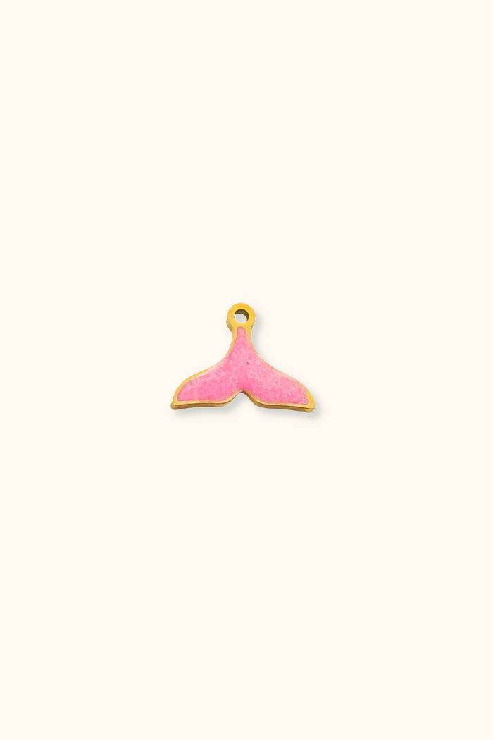 Mermaid Fin Charm - Pink