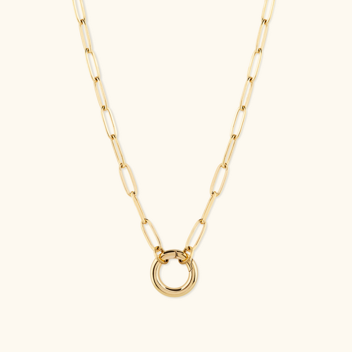 Kate Charm Paperclip Necklace