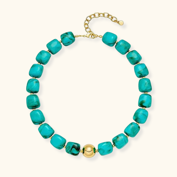 Etta Turquoise Bead Necklace