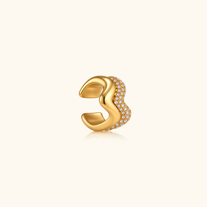 Elara Wave Ear Cuff