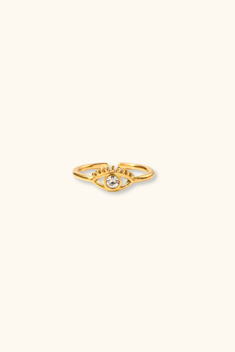 Nina Eye Ring | PVD 18k Gold Plated