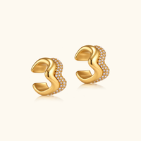Elara Wave Ear Cuff