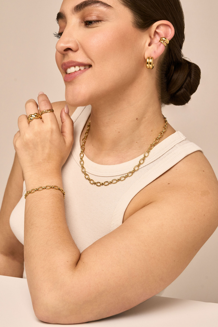 Oval Link Chain Necklace