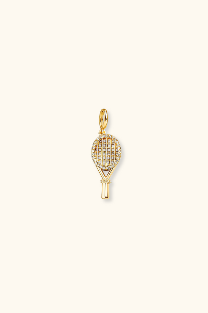 Tennis Racquet Charm