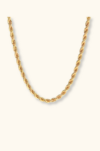 Laura Twist Necklace | 18K Gold Plated Vermeil