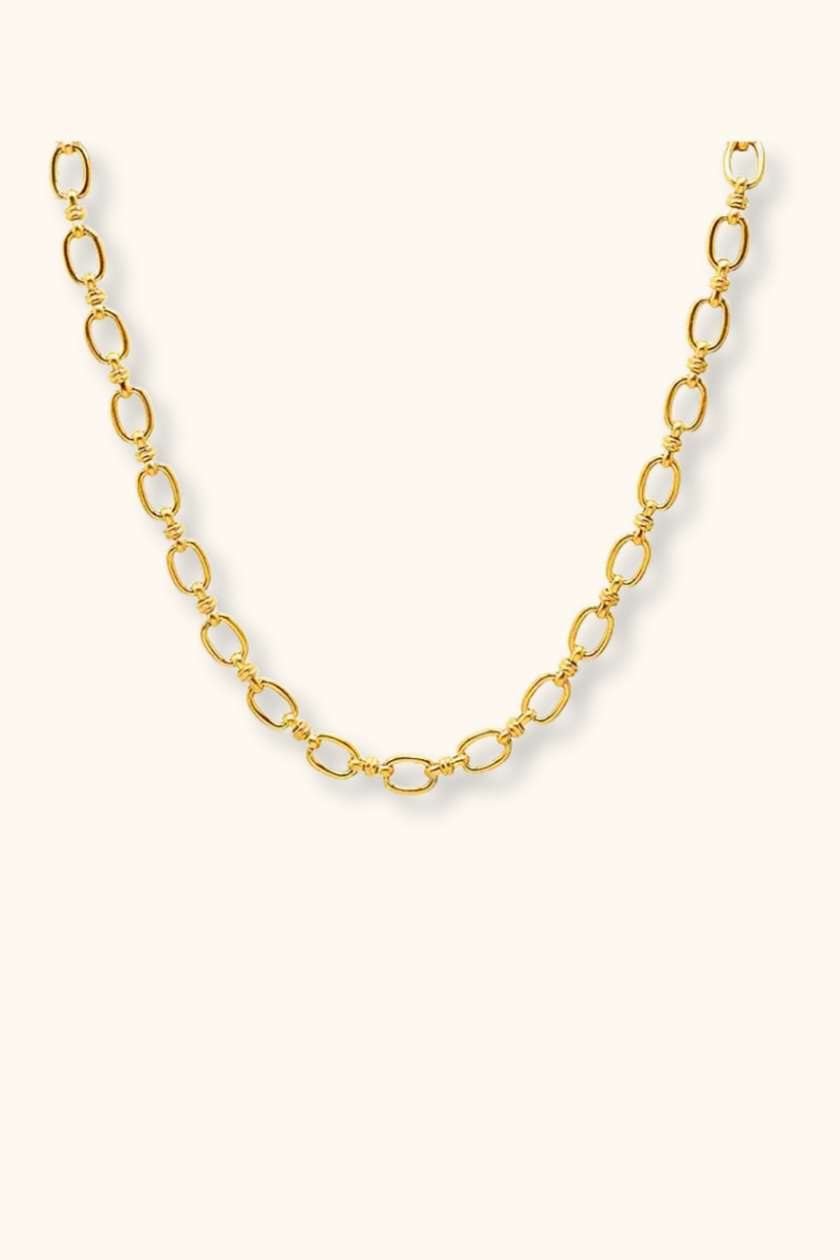 Oval Link Chain Necklace