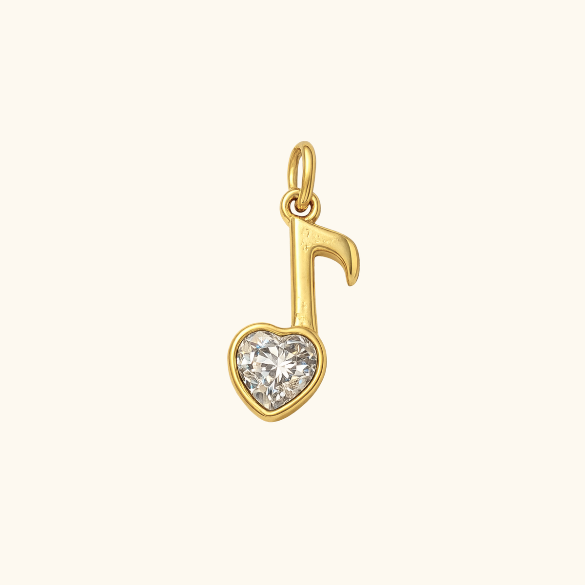 Musical Love Note Charm