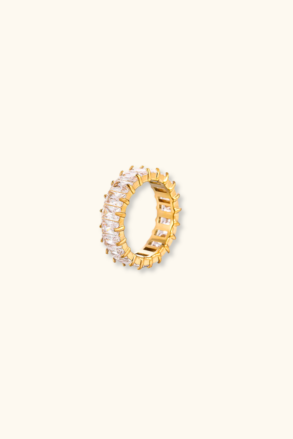 Estela Baguette Ring | 18K Gold Plated