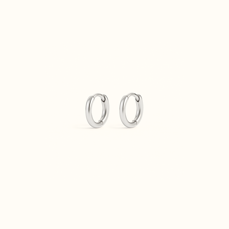 Joy Huggies | 6mm | Silver