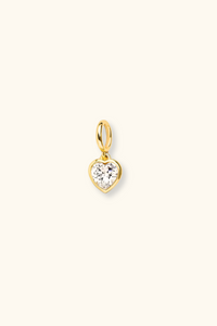 CZ Heart Charm