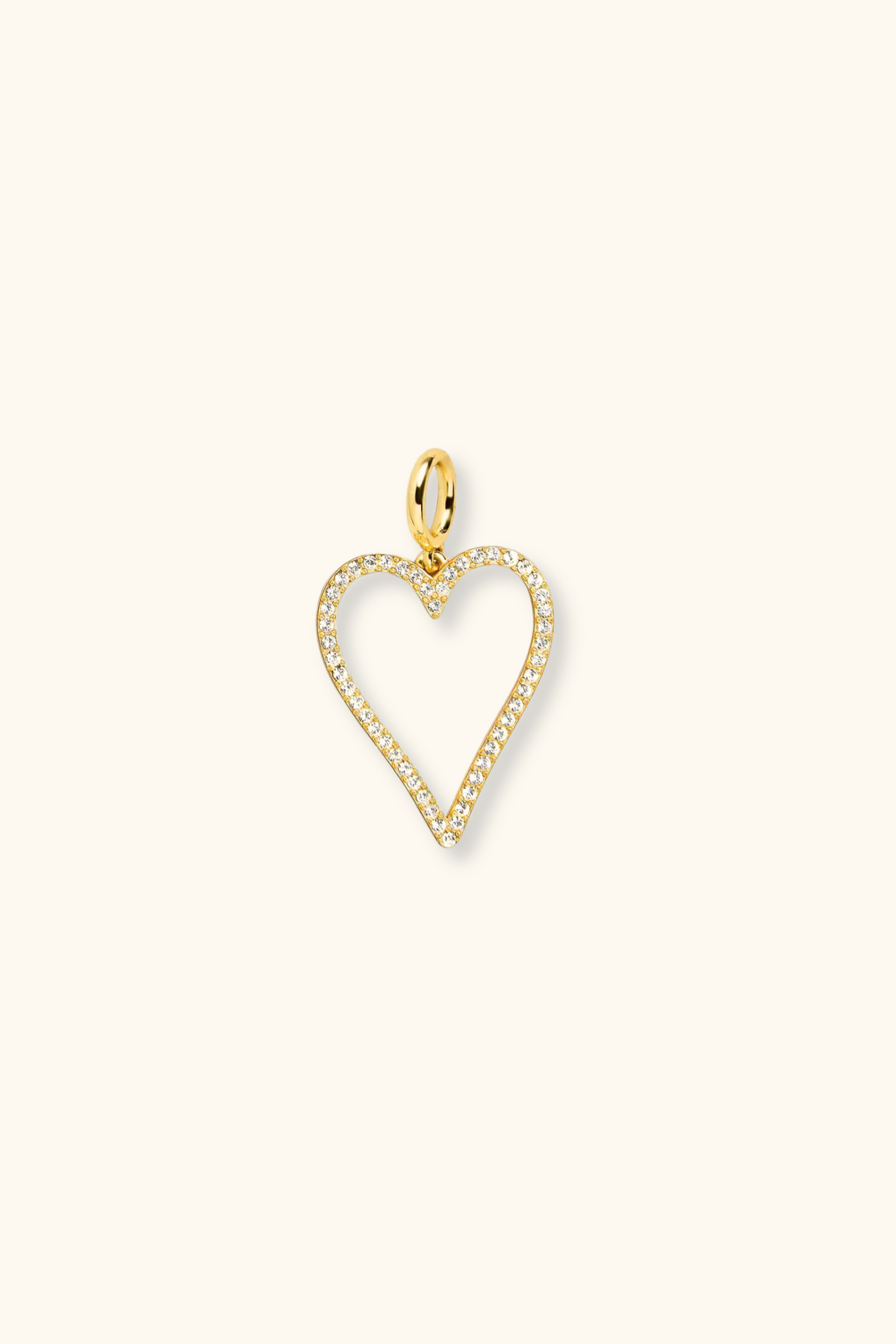 CZ Heart Charm