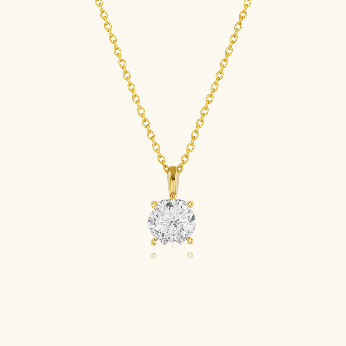 Caroline Solitaire Necklace