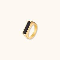 Emelia Black Ring