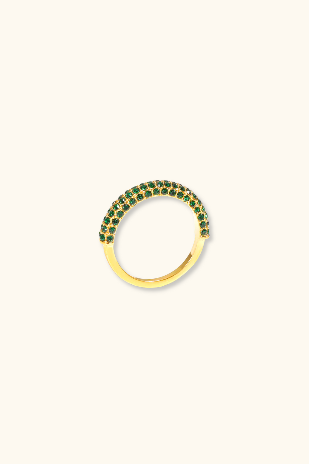 Lyla Ring | PVD 18K Gold Plated | Green