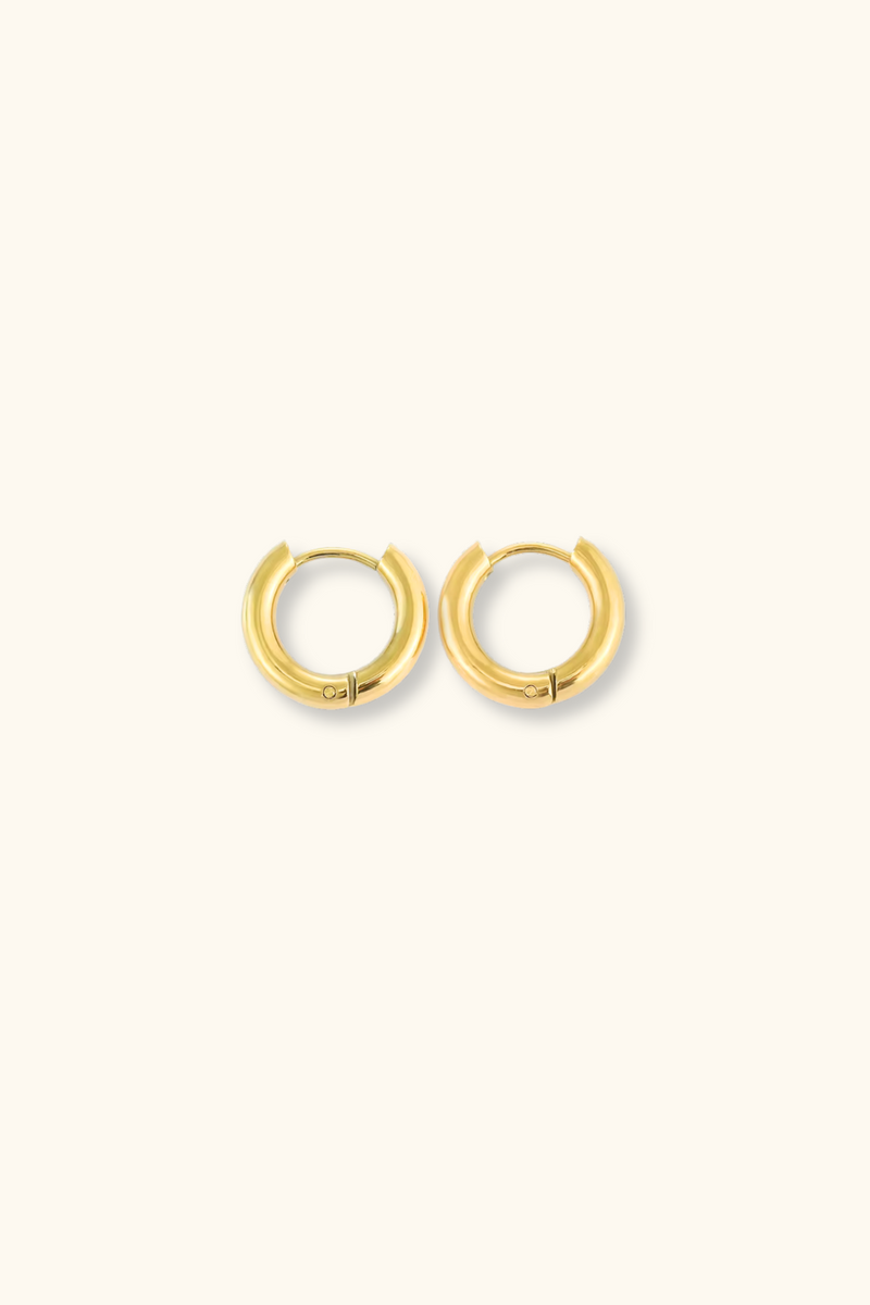 Ana Hoops | 12mm | Gold