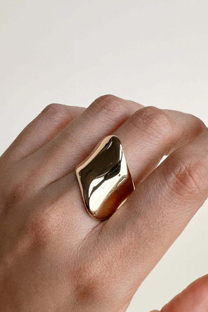 Gianna Gloss Ring | 18K Gold Plated