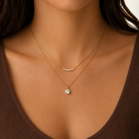 Caroline Solitaire Necklace