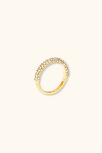 Lyla Ring | PVD 18K Gold Plated | White